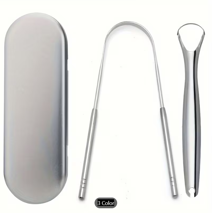 Duo Steel Tongue Scraper kit